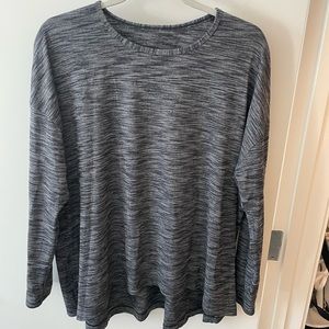 Lulu lemon Heather grey oversized long sleeve